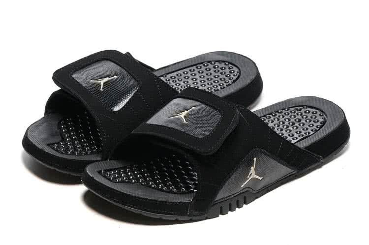 Air Jordan 12 Slippers Men All Black 1