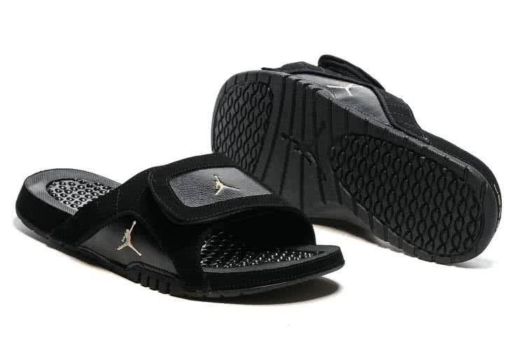 Air Jordan 12 Slippers Men All Black 5