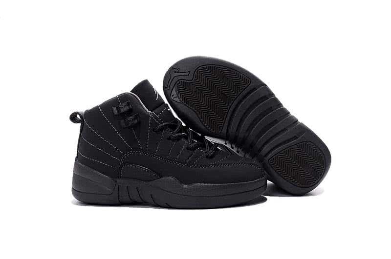Air Jordan 12 Kids All Black 1