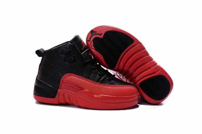 Air Jordan 12 Kids Black And Red 1