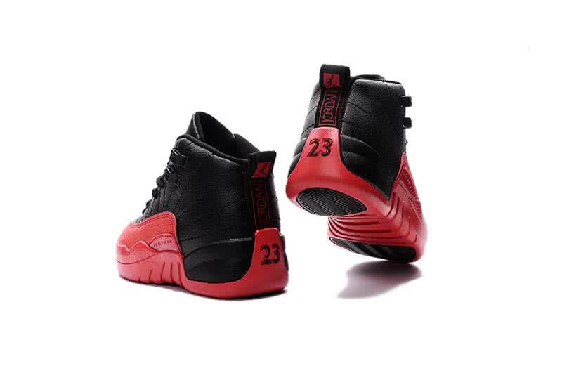 Air Jordan 12 Kids Black And Red 5
