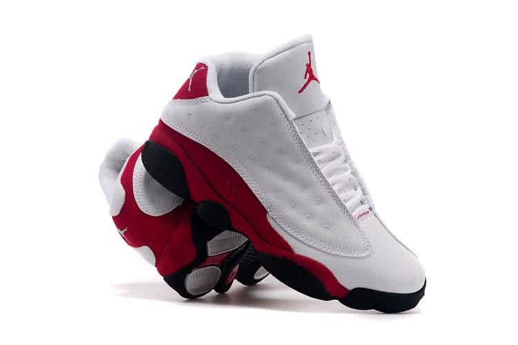 Air Jordan 13 White Black And Red Men 6