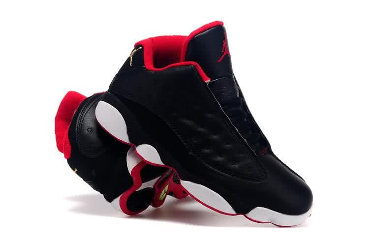 Air Jordan 13 Black Red And White Men 5