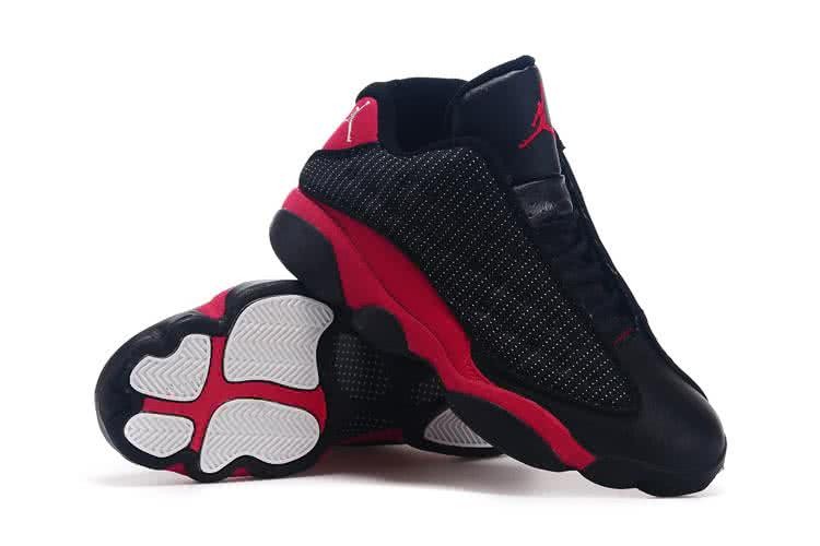 Air Jordan 13 Black Red Upper Men 4