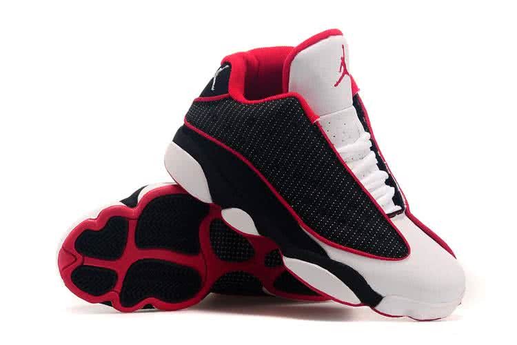 Air Jordan 13 Black White And Red Men 5