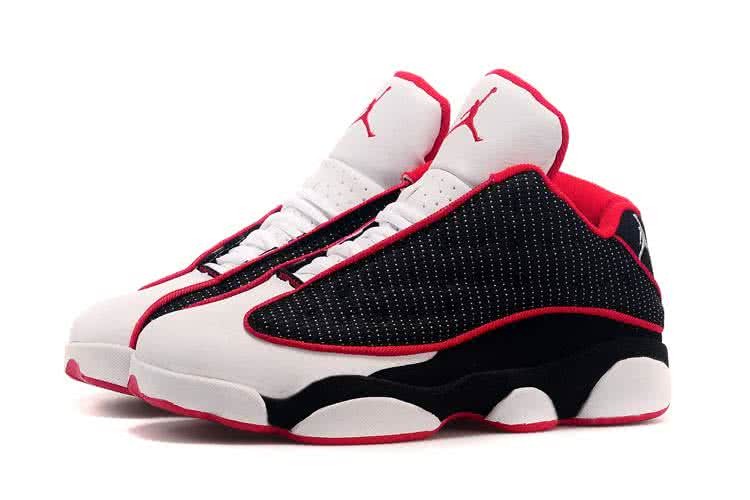 Air Jordan 13 Black White And Red Men 6