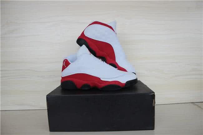 Air Jordan 13 White Black And Red Men 8