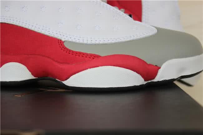 Air Jordan 13 White Black Red And Grey Men 6