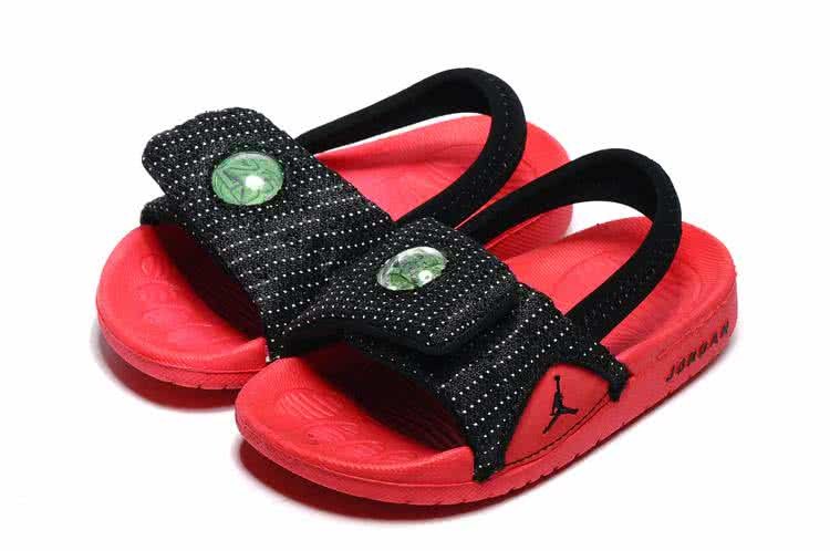 Air Jordan 13 Kids Sandals Black And Red 1