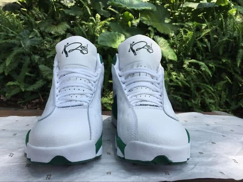Air Jordan 13 White And Green Men 4