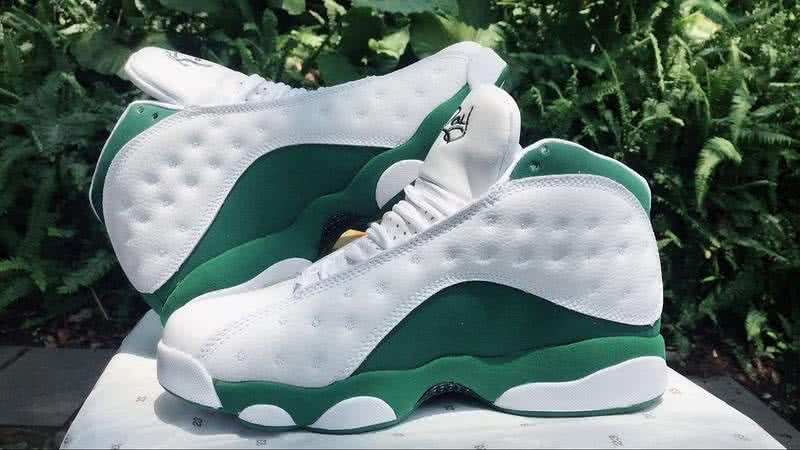 Air Jordan 13 White And Green Men 2