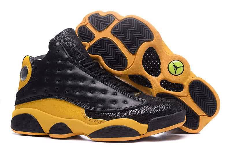 Air Jordan 13 Black And Yellow Men 1