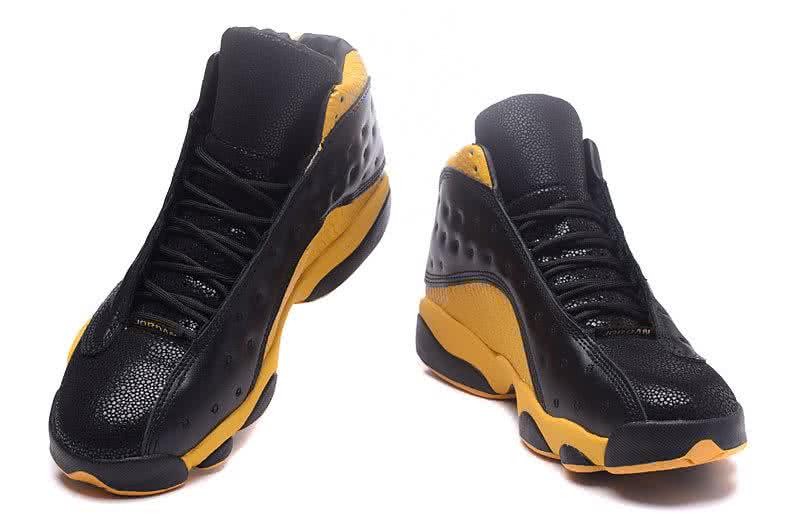 Air Jordan 13 Black And Yellow Men 2