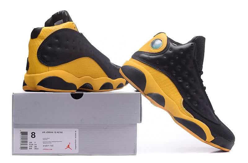 Air Jordan 13 Black And Yellow Men 5