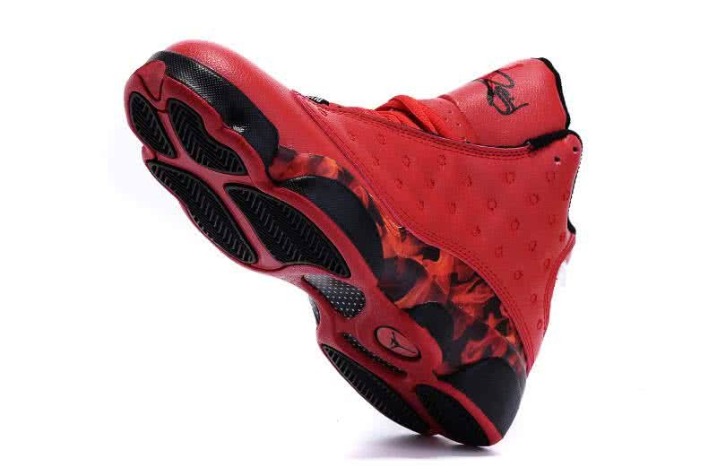 Air Jordan 13 Ray Allen-Heat Red And Black Men 5