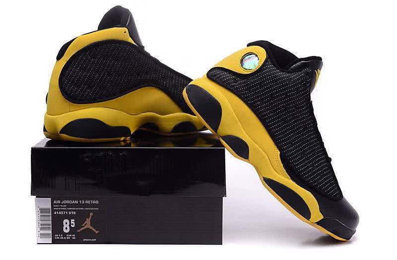 Air Jordan 13 Fabric Black And Yellow Men 5
