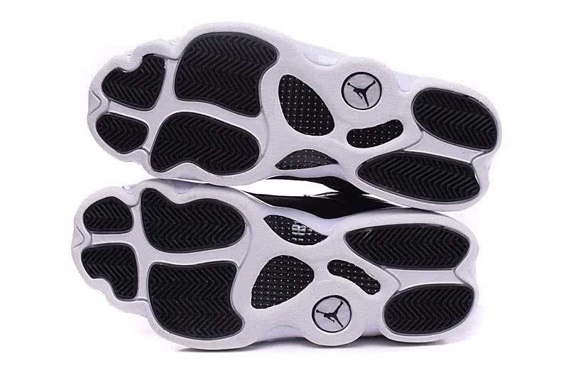 Air Jordan 13 Fabric Black Upper White Sole Men 3