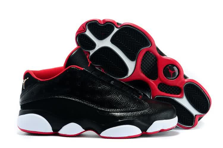 Air Jordan 13 Black White And Red Men 1