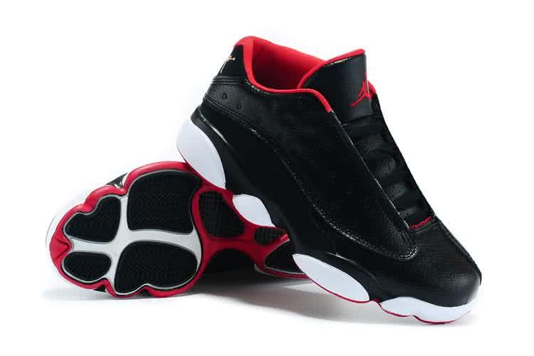 Air Jordan 13 Black White And Red Men 2