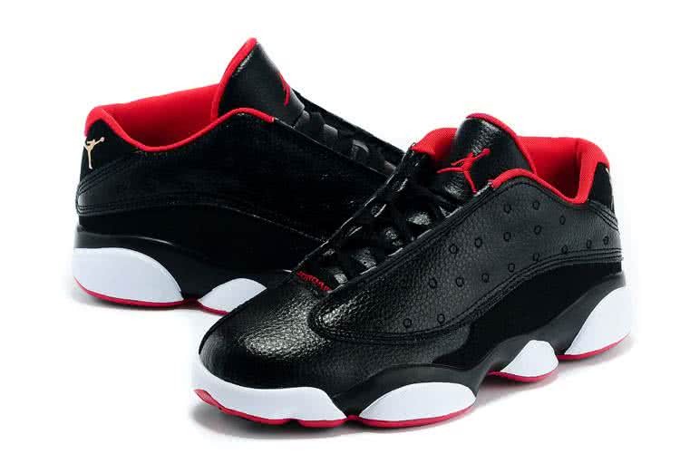 Air Jordan 13 Black White And Red Men 3