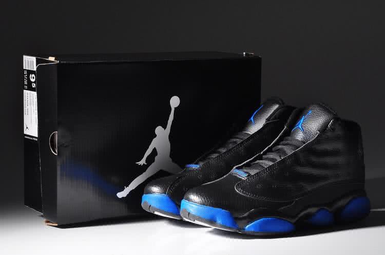 Air Jordan 13 Black And Blue Men 7