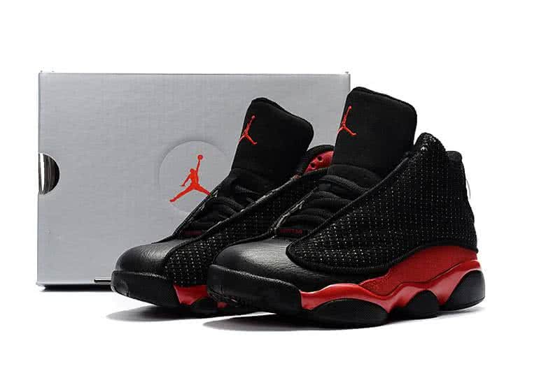 Air Jordan 13 Kids Black And Red 4