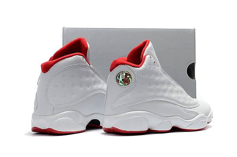 Air Jordan 13 Kids White Upper And Red Sole 6