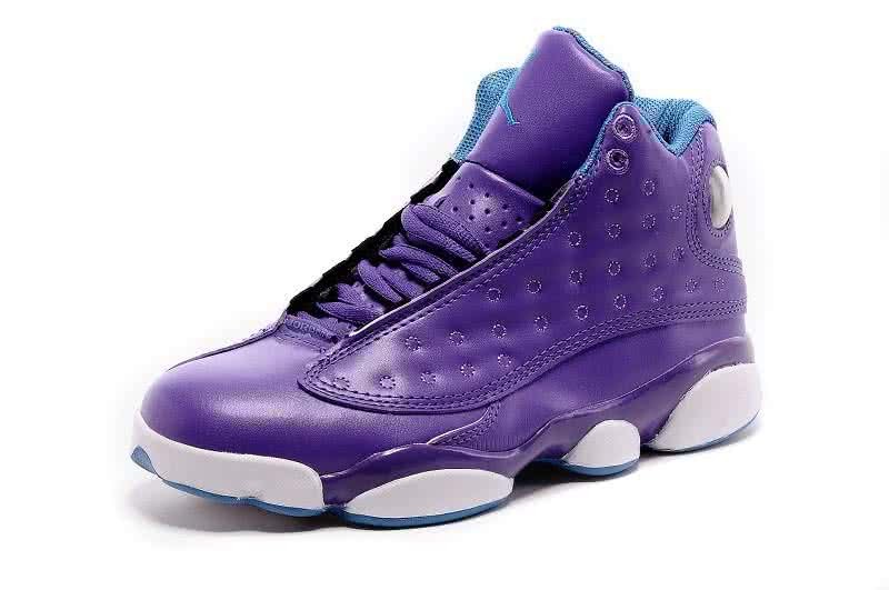 Air Jordan 13 Purple And White Women 3