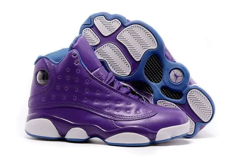 Air Jordan 13 Purple And White Women 1