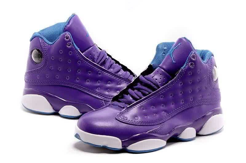 Air Jordan 13 Purple And White Women 6
