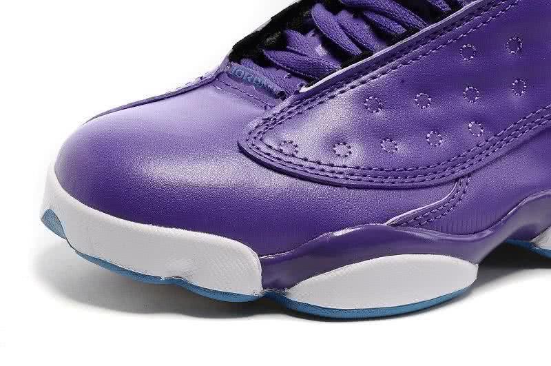 Air Jordan 13 Purple And White Women 9
