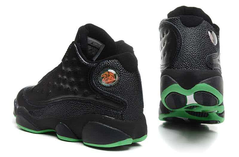 Air Jordan 13 Black And Green Men 4