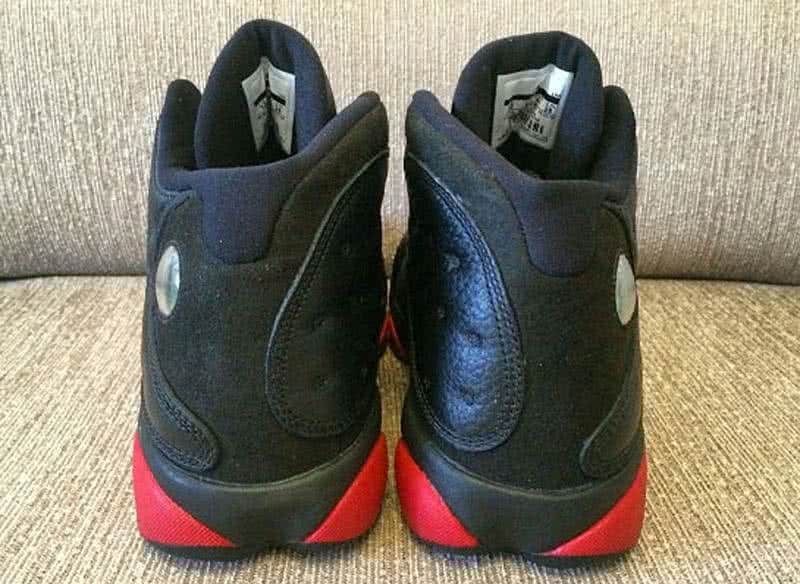Air Jordan 13 Black Upper Red Sole Women 5