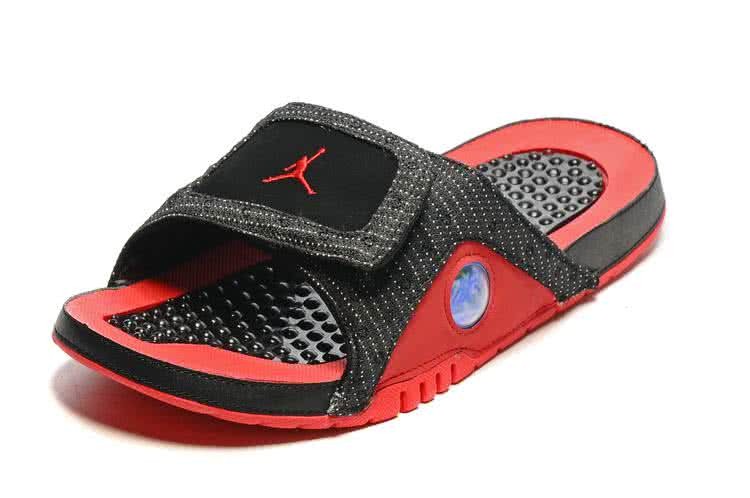 Air Jordan 13 Slippers Red And Black Men 3