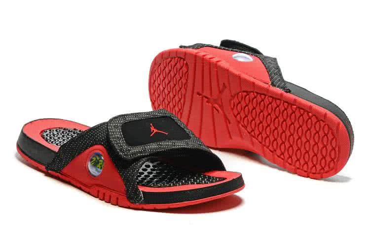 Air Jordan 13 Slippers Red And Black Men 5