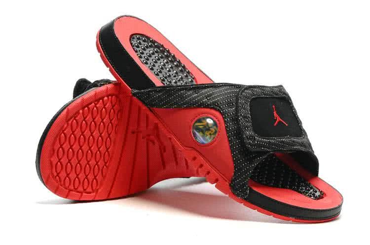 Air Jordan 13 Slippers Red And Black Men 6