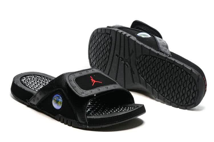 Air Jordan 13 Slippers All Black Men 5
