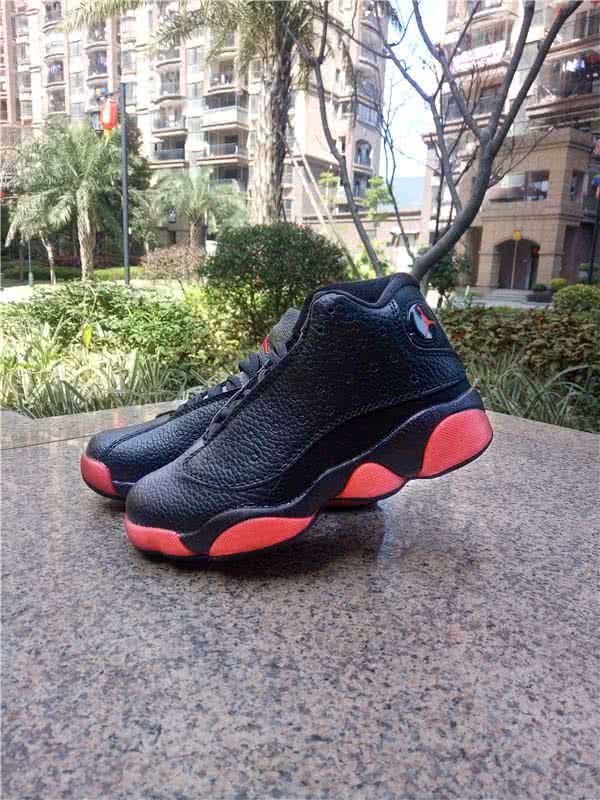 Air Jordan 13 Kids Black And Red 4