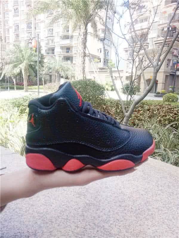 Air Jordan 13 Kids Black And Red 5