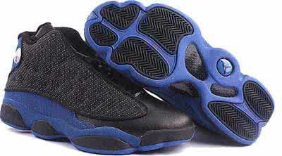 Air Jordan 13 Black And Blue Men 1