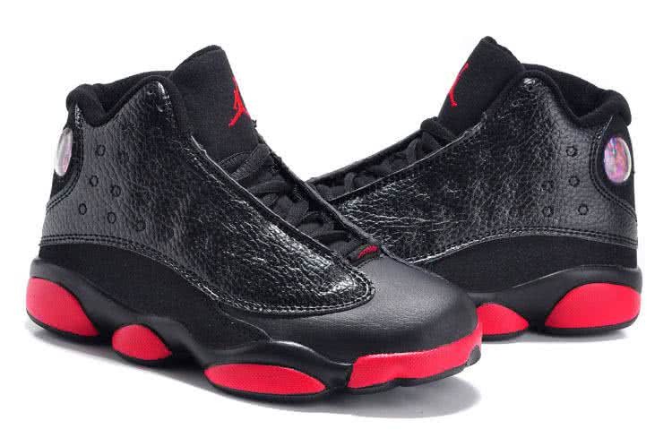 Air Jordan 13 Kids Black Red 3