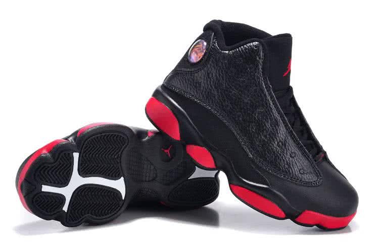 Air Jordan 13 Kids Black Red 4