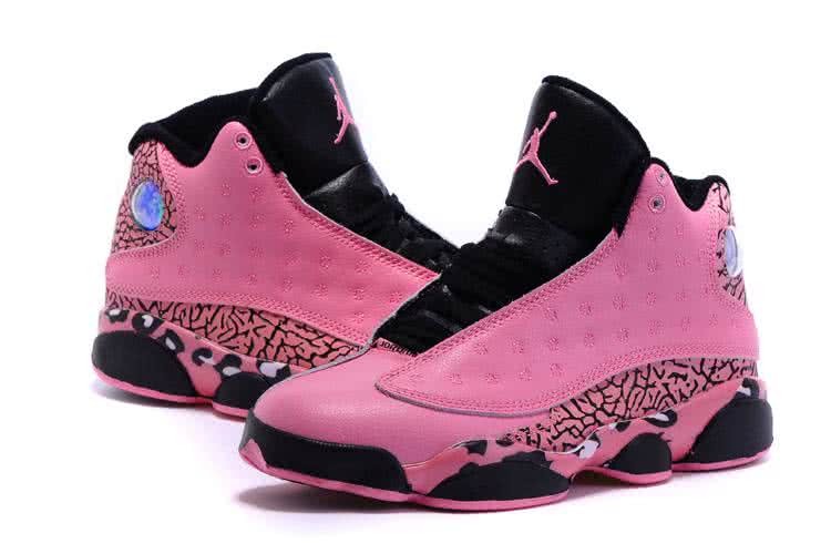 Air Jordan 13 Pink And Black Women 6