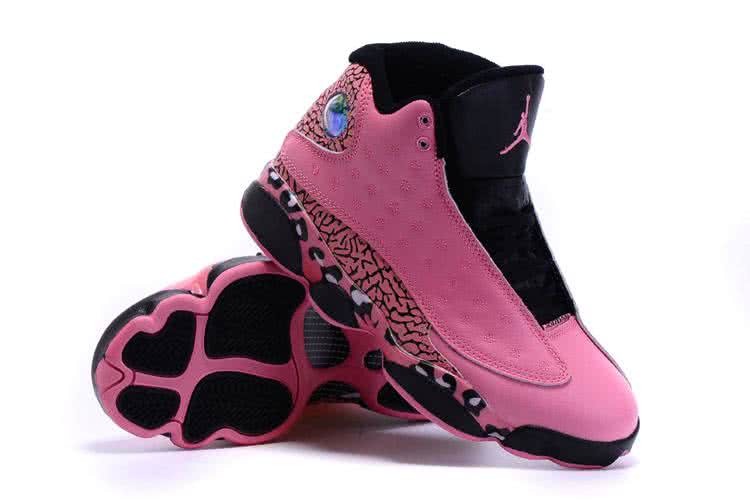 Air Jordan 13 Pink And Black Women 7