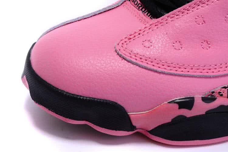 Air Jordan 13 Pink And Black Women 8