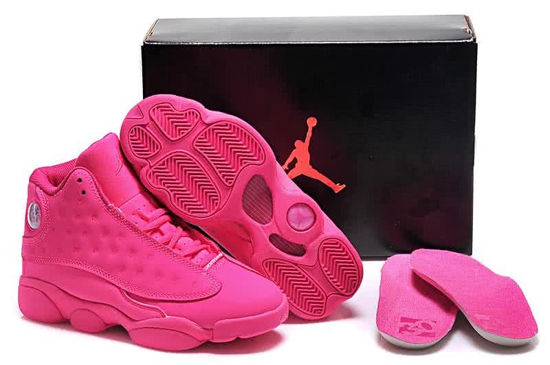 Air Jordan 13 All Pink Women 1
