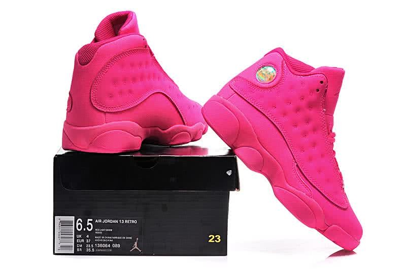 Air Jordan 13 All Pink Women 3