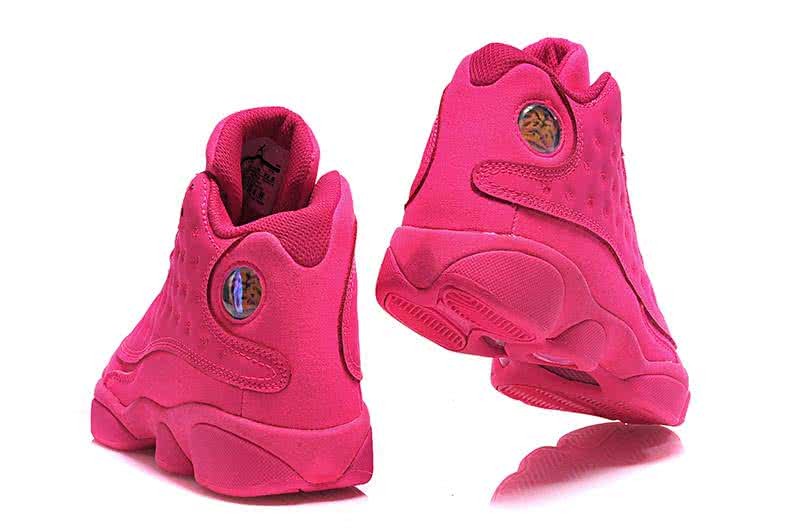 Air Jordan 13 All Pink Women 4