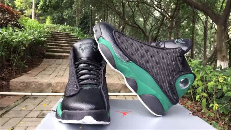 Air Jordan 13 Black And Green Men 9