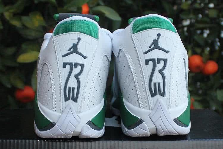 Air Jordan 14 White And Green Women 7